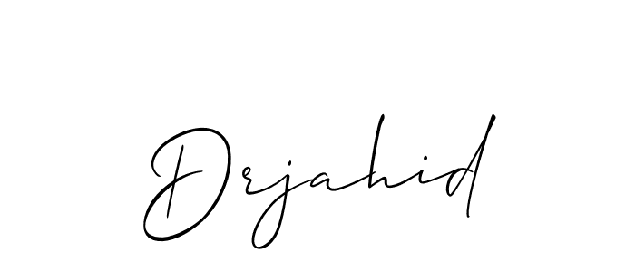 Check out images of Autograph of Drjahid name. Actor Drjahid Signature Style. Allison_Script is a professional sign style online. Drjahid signature style 2 images and pictures png