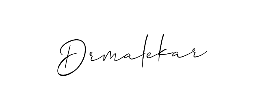 Drmalekar stylish signature style. Best Handwritten Sign (Allison_Script) for my name. Handwritten Signature Collection Ideas for my name Drmalekar. Drmalekar signature style 2 images and pictures png