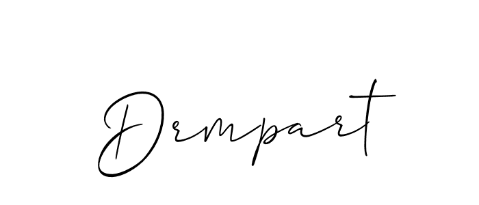 Best and Professional Signature Style for Drmpart. Allison_Script Best Signature Style Collection. Drmpart signature style 2 images and pictures png