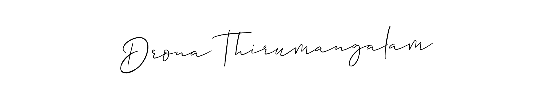 Once you've used our free online signature maker to create your best signature Allison_Script style, it's time to enjoy all of the benefits that Drona Thirumangalam name signing documents. Drona Thirumangalam signature style 2 images and pictures png