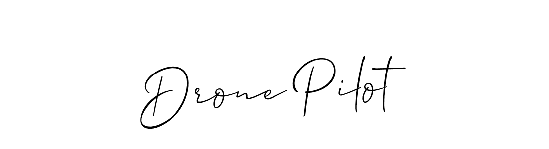 Use a signature maker to create a handwritten signature online. With this signature software, you can design (Allison_Script) your own signature for name Drone Pilot. Drone Pilot signature style 2 images and pictures png