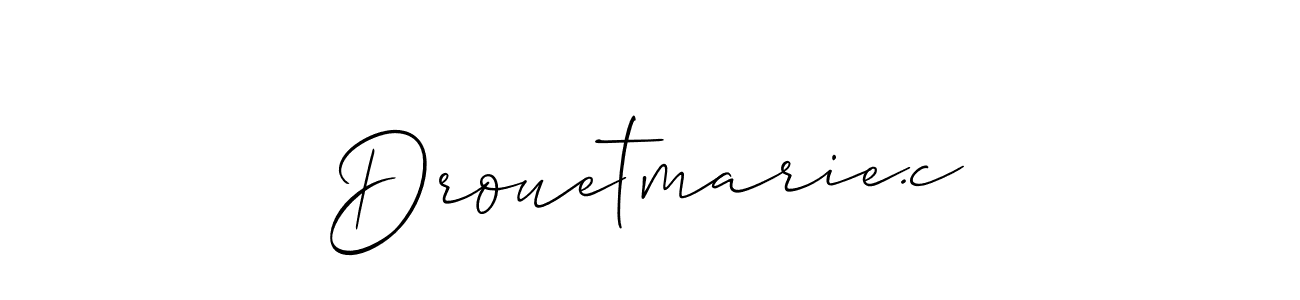 Here are the top 10 professional signature styles for the name Drouetmarie.c. These are the best autograph styles you can use for your name. Drouetmarie.c signature style 2 images and pictures png