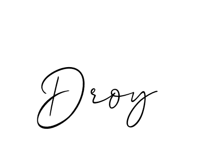 You should practise on your own different ways (Allison_Script) to write your name (Droy) in signature. don't let someone else do it for you. Droy signature style 2 images and pictures png