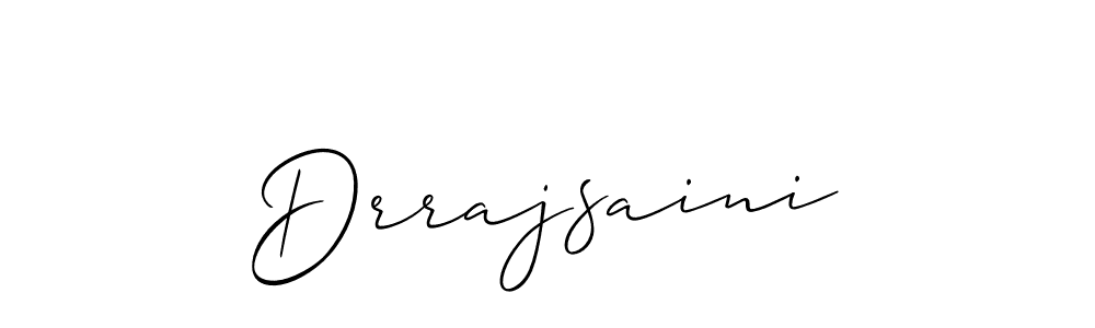 You can use this online signature creator to create a handwritten signature for the name Drrajsaini. This is the best online autograph maker. Drrajsaini signature style 2 images and pictures png