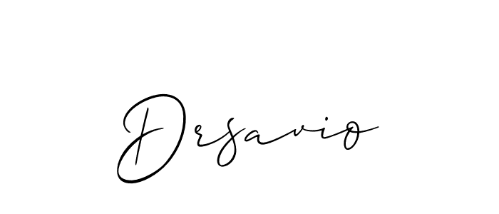 You should practise on your own different ways (Allison_Script) to write your name (Drsavio) in signature. don't let someone else do it for you. Drsavio signature style 2 images and pictures png