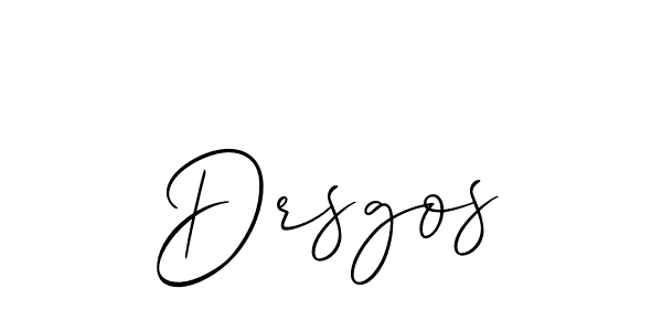 You should practise on your own different ways (Allison_Script) to write your name (Drsgos) in signature. don't let someone else do it for you. Drsgos signature style 2 images and pictures png