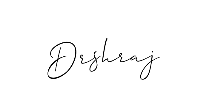 Drshraj stylish signature style. Best Handwritten Sign (Allison_Script) for my name. Handwritten Signature Collection Ideas for my name Drshraj. Drshraj signature style 2 images and pictures png