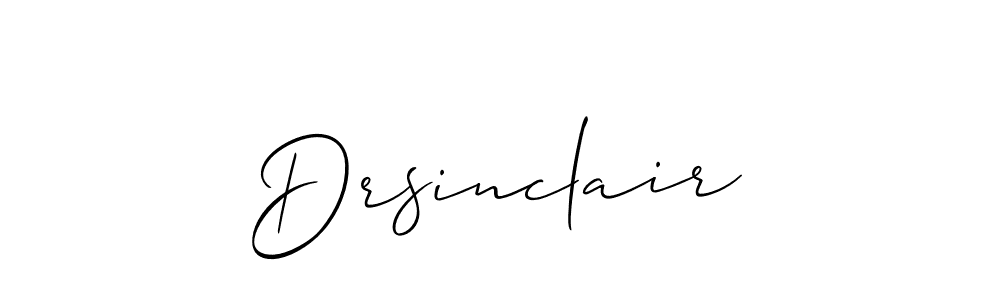 Once you've used our free online signature maker to create your best signature Allison_Script style, it's time to enjoy all of the benefits that Drsinclair name signing documents. Drsinclair signature style 2 images and pictures png