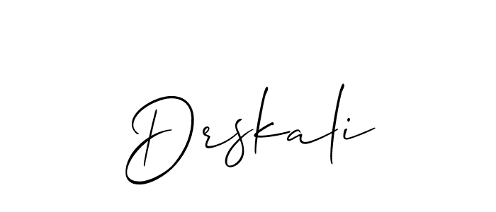 Best and Professional Signature Style for Drskali. Allison_Script Best Signature Style Collection. Drskali signature style 2 images and pictures png