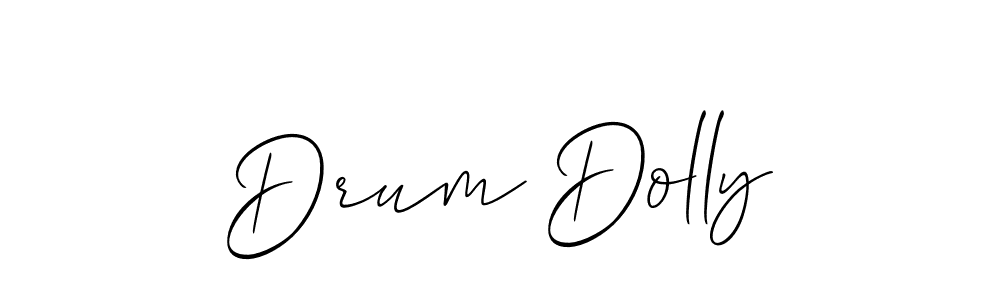 It looks lik you need a new signature style for name Drum Dolly. Design unique handwritten (Allison_Script) signature with our free signature maker in just a few clicks. Drum Dolly signature style 2 images and pictures png
