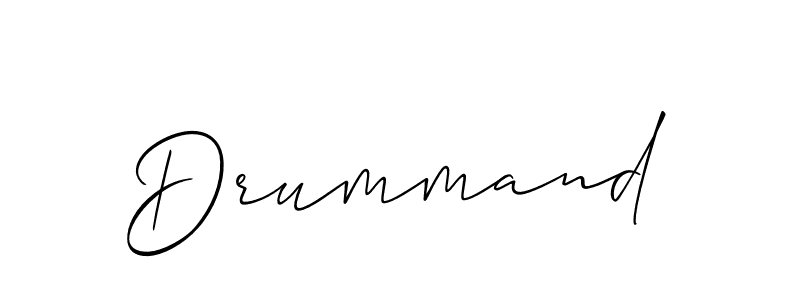 Also we have Drummand name is the best signature style. Create professional handwritten signature collection using Allison_Script autograph style. Drummand signature style 2 images and pictures png