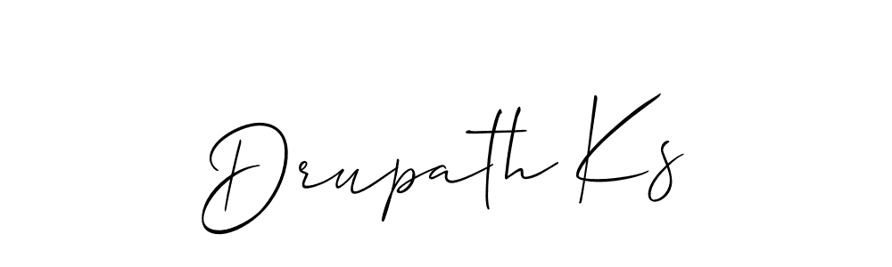 Once you've used our free online signature maker to create your best signature Allison_Script style, it's time to enjoy all of the benefits that Drupath Ks name signing documents. Drupath Ks signature style 2 images and pictures png