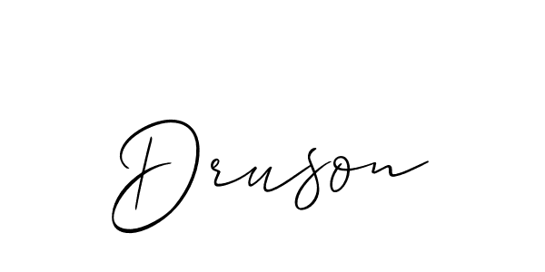 Once you've used our free online signature maker to create your best signature Allison_Script style, it's time to enjoy all of the benefits that Druson name signing documents. Druson signature style 2 images and pictures png