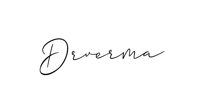 if you are searching for the best signature style for your name Drverma. so please give up your signature search. here we have designed multiple signature styles  using Allison_Script. Drverma signature style 2 images and pictures png