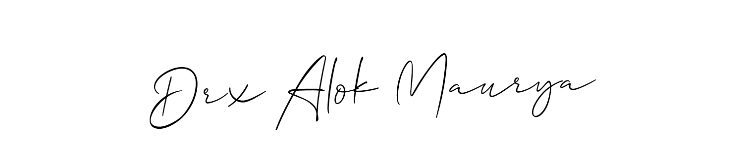 Once you've used our free online signature maker to create your best signature Allison_Script style, it's time to enjoy all of the benefits that Drx Alok Maurya name signing documents. Drx Alok Maurya signature style 2 images and pictures png