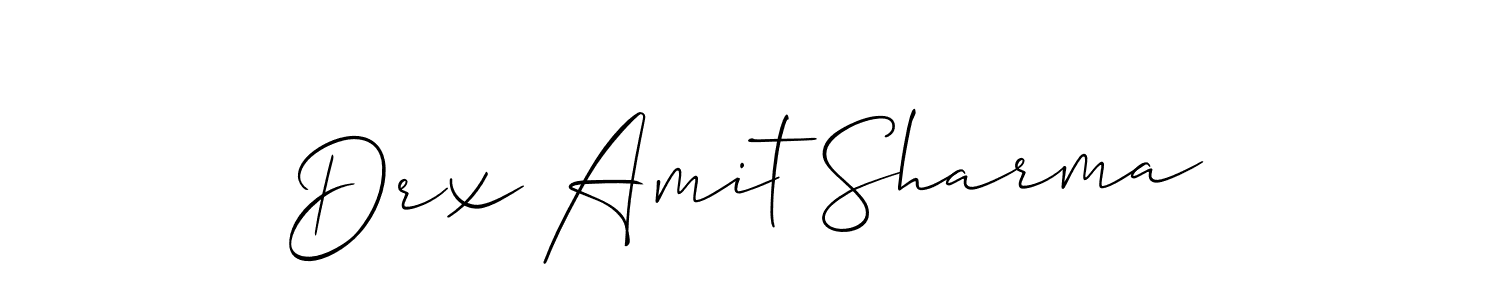 Use a signature maker to create a handwritten signature online. With this signature software, you can design (Allison_Script) your own signature for name Drx Amit Sharma. Drx Amit Sharma signature style 2 images and pictures png