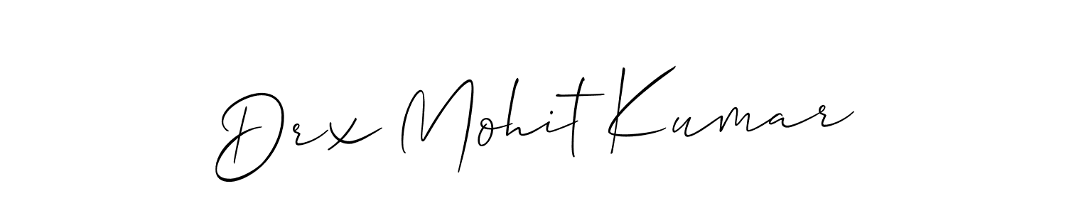 Drx Mohit Kumar stylish signature style. Best Handwritten Sign (Allison_Script) for my name. Handwritten Signature Collection Ideas for my name Drx Mohit Kumar. Drx Mohit Kumar signature style 2 images and pictures png