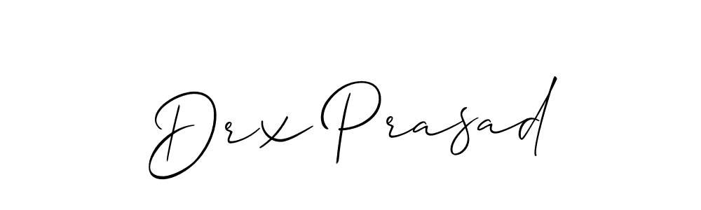 if you are searching for the best signature style for your name Drx Prasad. so please give up your signature search. here we have designed multiple signature styles  using Allison_Script. Drx Prasad signature style 2 images and pictures png