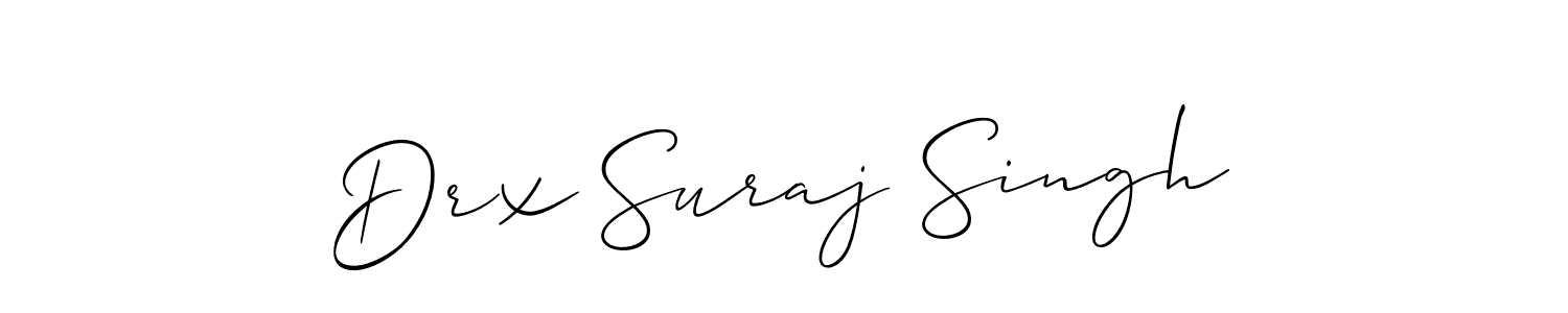 Check out images of Autograph of Drx Suraj Singh name. Actor Drx Suraj Singh Signature Style. Allison_Script is a professional sign style online. Drx Suraj Singh signature style 2 images and pictures png