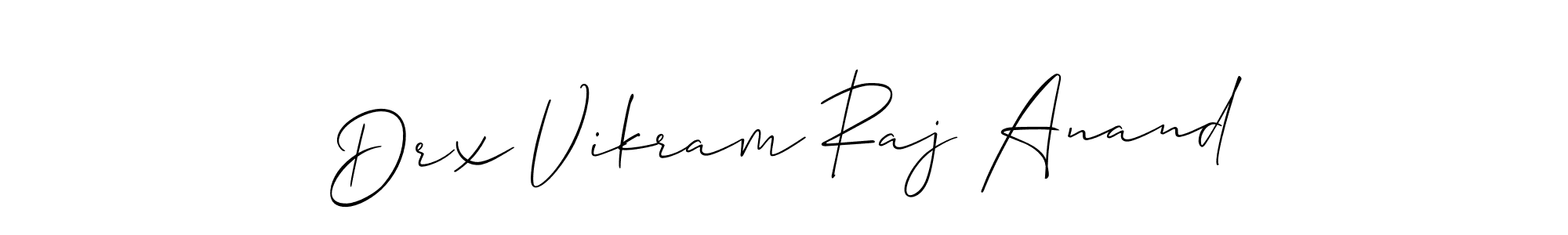 Make a short Drx Vikram Raj Anand signature style. Manage your documents anywhere anytime using Allison_Script. Create and add eSignatures, submit forms, share and send files easily. Drx Vikram Raj Anand signature style 2 images and pictures png