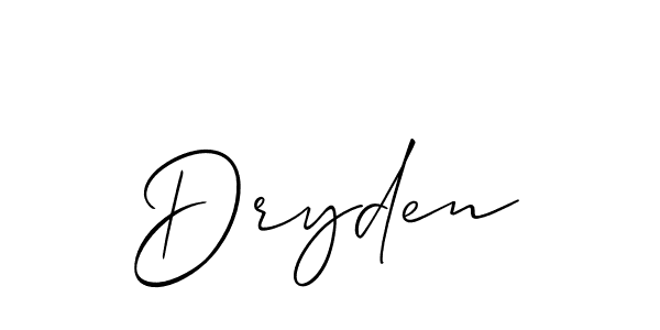 Make a short Dryden signature style. Manage your documents anywhere anytime using Allison_Script. Create and add eSignatures, submit forms, share and send files easily. Dryden signature style 2 images and pictures png