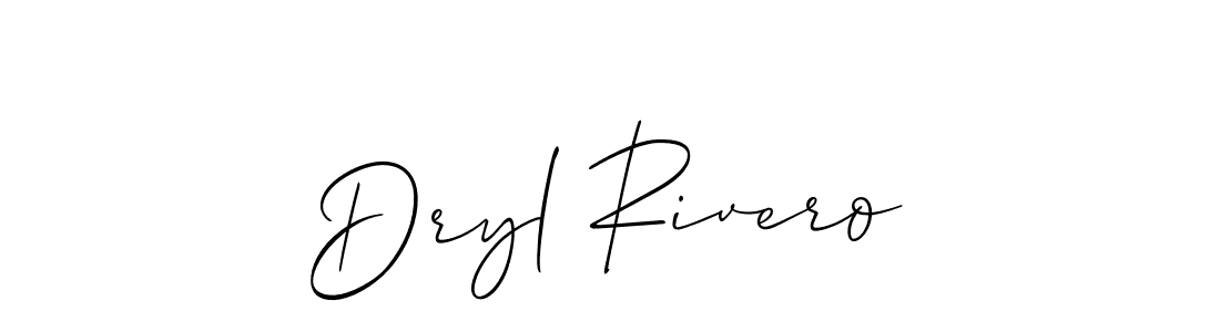 How to Draw Dryl Rivero signature style? Allison_Script is a latest design signature styles for name Dryl Rivero. Dryl Rivero signature style 2 images and pictures png