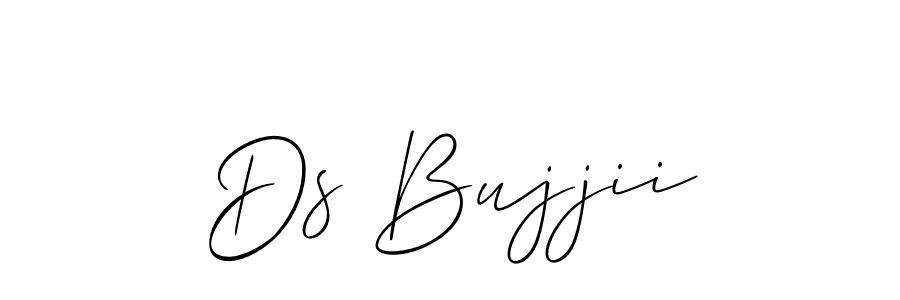 Ds Bujjii stylish signature style. Best Handwritten Sign (Allison_Script) for my name. Handwritten Signature Collection Ideas for my name Ds Bujjii. Ds Bujjii signature style 2 images and pictures png