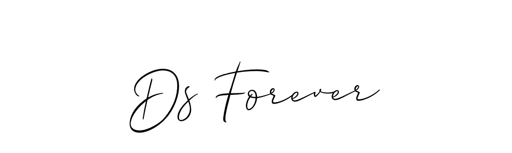 Also we have Ds Forever name is the best signature style. Create professional handwritten signature collection using Allison_Script autograph style. Ds Forever signature style 2 images and pictures png