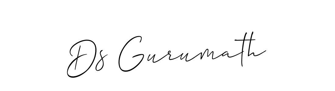 Check out images of Autograph of Ds Gurumath name. Actor Ds Gurumath Signature Style. Allison_Script is a professional sign style online. Ds Gurumath signature style 2 images and pictures png