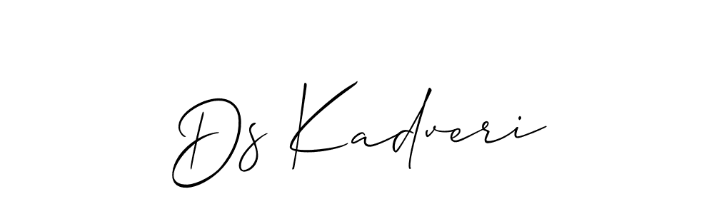 Make a short Ds Kadveri signature style. Manage your documents anywhere anytime using Allison_Script. Create and add eSignatures, submit forms, share and send files easily. Ds Kadveri signature style 2 images and pictures png