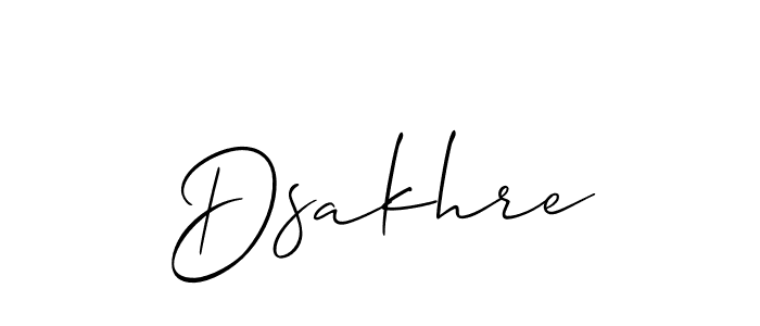 Make a short Dsakhre signature style. Manage your documents anywhere anytime using Allison_Script. Create and add eSignatures, submit forms, share and send files easily. Dsakhre signature style 2 images and pictures png