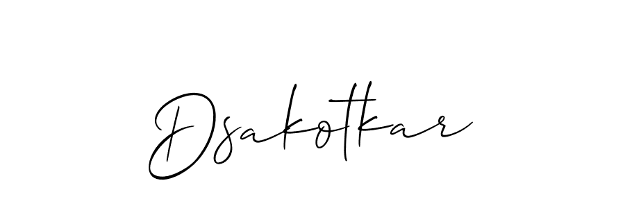 Also we have Dsakotkar name is the best signature style. Create professional handwritten signature collection using Allison_Script autograph style. Dsakotkar signature style 2 images and pictures png