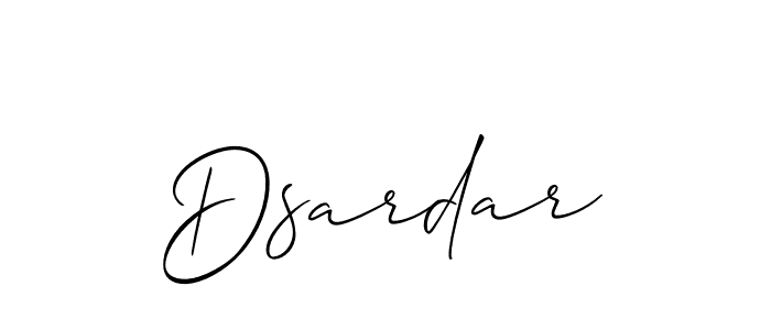 Similarly Allison_Script is the best handwritten signature design. Signature creator online .You can use it as an online autograph creator for name Dsardar. Dsardar signature style 2 images and pictures png