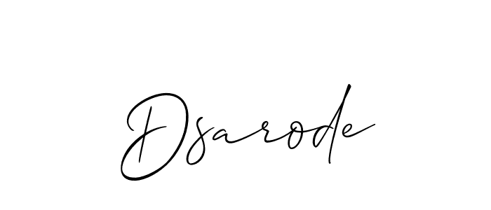 Also You can easily find your signature by using the search form. We will create Dsarode name handwritten signature images for you free of cost using Allison_Script sign style. Dsarode signature style 2 images and pictures png