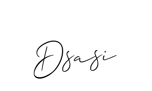 Also You can easily find your signature by using the search form. We will create Dsasi name handwritten signature images for you free of cost using Allison_Script sign style. Dsasi signature style 2 images and pictures png