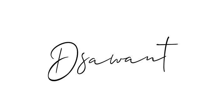 Once you've used our free online signature maker to create your best signature Allison_Script style, it's time to enjoy all of the benefits that Dsawant name signing documents. Dsawant signature style 2 images and pictures png