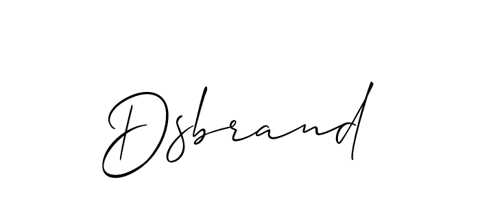 Once you've used our free online signature maker to create your best signature Allison_Script style, it's time to enjoy all of the benefits that Dsbrand name signing documents. Dsbrand signature style 2 images and pictures png