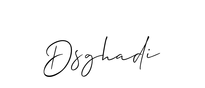 How to Draw Dsghadi signature style? Allison_Script is a latest design signature styles for name Dsghadi. Dsghadi signature style 2 images and pictures png