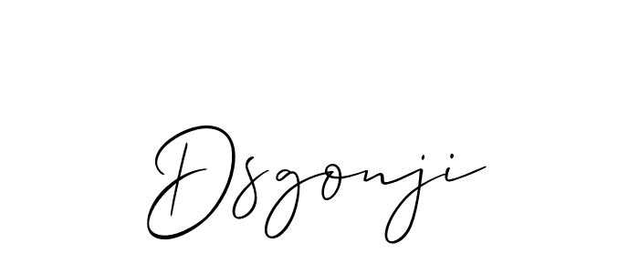 Best and Professional Signature Style for Dsgonji. Allison_Script Best Signature Style Collection. Dsgonji signature style 2 images and pictures png