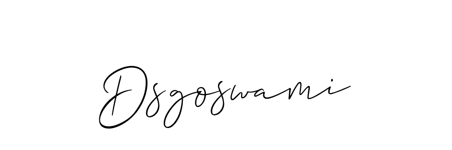 Make a beautiful signature design for name Dsgoswami. Use this online signature maker to create a handwritten signature for free. Dsgoswami signature style 2 images and pictures png