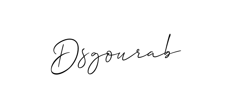 Also we have Dsgourab name is the best signature style. Create professional handwritten signature collection using Allison_Script autograph style. Dsgourab signature style 2 images and pictures png