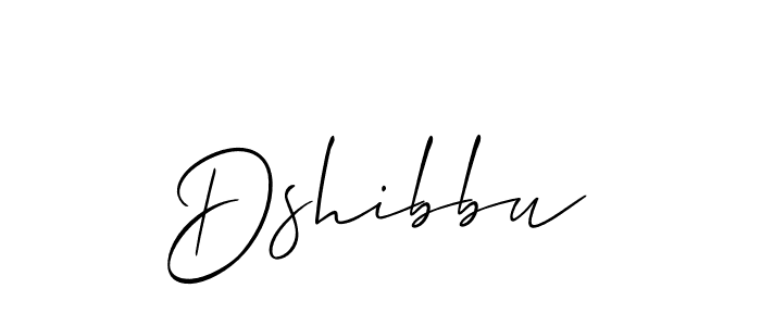 Also we have Dshibbu name is the best signature style. Create professional handwritten signature collection using Allison_Script autograph style. Dshibbu signature style 2 images and pictures png