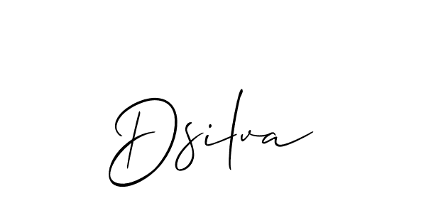 This is the best signature style for the Dsilva name. Also you like these signature font (Allison_Script). Mix name signature. Dsilva signature style 2 images and pictures png