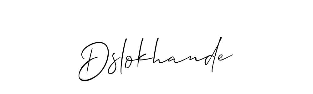 Here are the top 10 professional signature styles for the name Dslokhande. These are the best autograph styles you can use for your name. Dslokhande signature style 2 images and pictures png