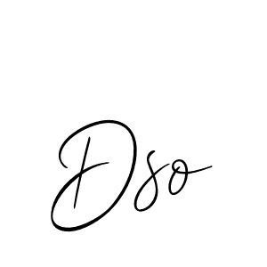 Make a beautiful signature design for name Dso. With this signature (Allison_Script) style, you can create a handwritten signature for free. Dso signature style 2 images and pictures png