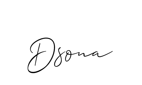 How to make Dsona name signature. Use Allison_Script style for creating short signs online. This is the latest handwritten sign. Dsona signature style 2 images and pictures png