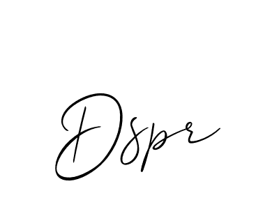 How to make Dspr signature? Allison_Script is a professional autograph style. Create handwritten signature for Dspr name. Dspr signature style 2 images and pictures png