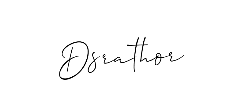 It looks lik you need a new signature style for name Dsrathor. Design unique handwritten (Allison_Script) signature with our free signature maker in just a few clicks. Dsrathor signature style 2 images and pictures png