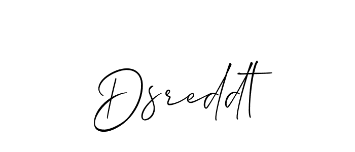 Make a beautiful signature design for name Dsreddt. With this signature (Allison_Script) style, you can create a handwritten signature for free. Dsreddt signature style 2 images and pictures png