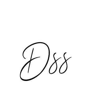 Design your own signature with our free online signature maker. With this signature software, you can create a handwritten (Allison_Script) signature for name Dss. Dss signature style 2 images and pictures png